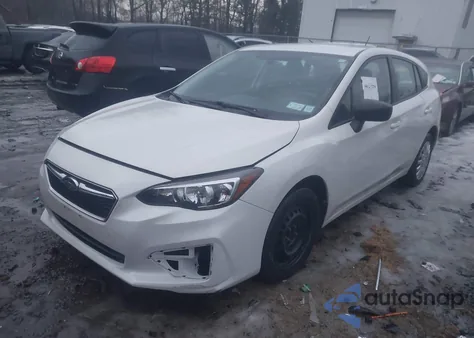2019 Subaru Impreza 2.0I z USA, uszkodzony, nr VIN 4S3GTAA69K3752523